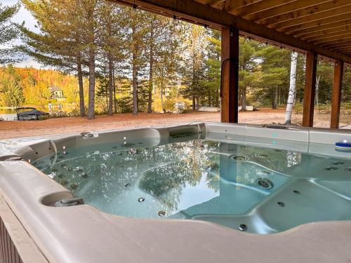 Le Roselin Spa, Billiards & Lake Ouareau Front in Saint Donat (QC)