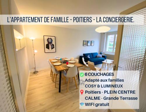 L'Appart' de Famille - 6 pers - Poitiers Centre - Location saisonnière - Poitiers