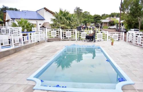 Swimming pool, Casitas de Norma in Embalse