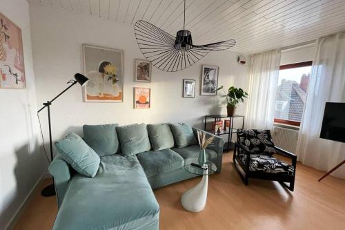 Közös társalgó / TV, Amalfi Apartment A03 - 3 Zi.+ bequeme Boxspringbetten + smart TV in Eltville am Rhein