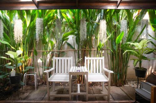 gedeelde lounge/tv-ruimte, Allred Hostel Chiangmai in Fah Ham