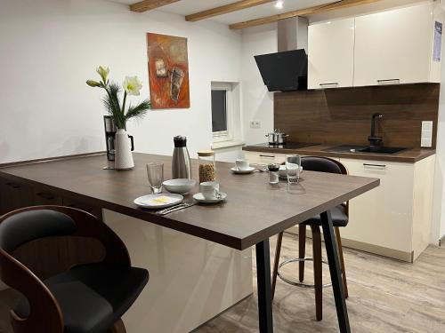 Konyha, Ferienwohnung Schwein gehabt in Weimar (Lahn)