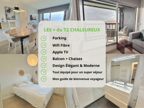 Moderne T2, bord de mer, Parking & Wifi gratuit Moderne T2, bord de mer, Parking & Wifi gratuit