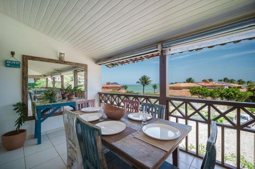 Balkon/terasa, Bz43 Pé na areia! Casa com segurança e conforto (Bz43 Pe na areia! Casa com seguranca e conforto) in Praia Baia Formosa