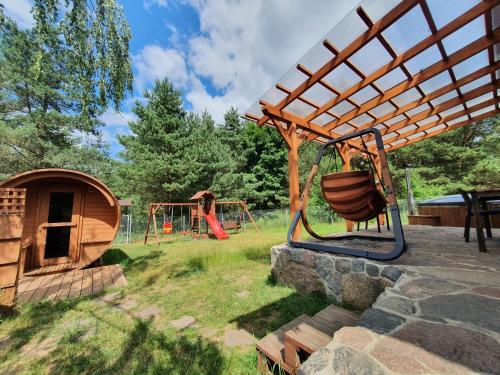 Balkons/terase, Mazury w Pigułce- domek z sauną i balią, Woszczele (Mazury w Pigulce- domek z sauna i balia, Woszczele) in Woszczele