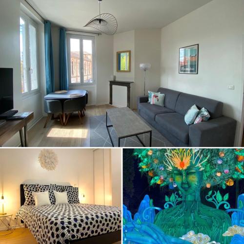 Appartement cosy à deux pas du centre ville - Location saisonnière - Montauban
