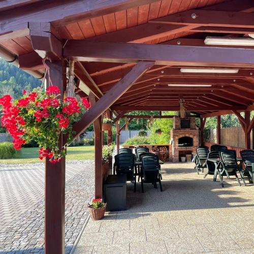 外部景觀, Penzion U Becvy in 卡羅連卡