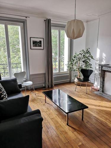 Lumineux,chic, appartement Haussmannien de 50 m2