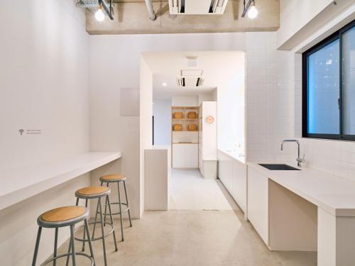 Kitchen, Hotel Plus Hostel TOKYO ASAKUSA 1 in Tokyo