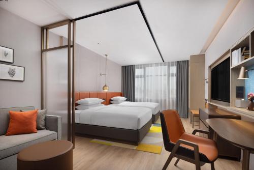 2 twin beds