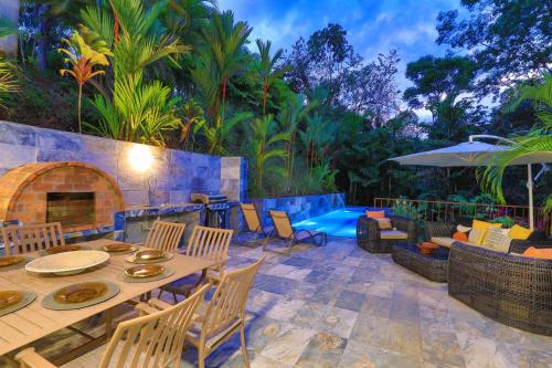 Floor plans, Villa Palmeras with jungle views pool near MA in Barrio Inmaculada