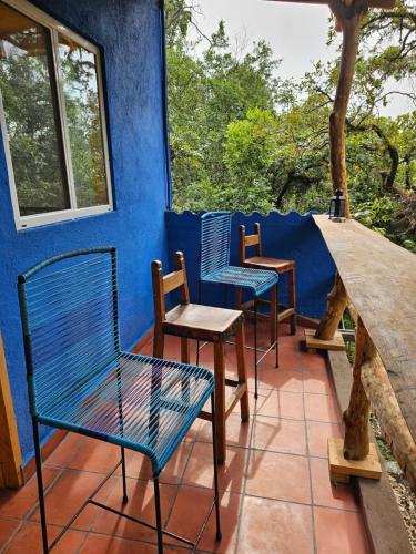 La Cabaña Negra al fondo del Bosque de Tepoztlán (La Cabana Negra al fondo del Bosque de Tepoztlan) in San Pedro