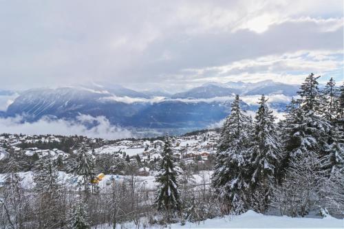 View, Magnifique appartement proche du centre in Crans Montana