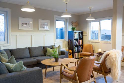 ล็อบบี้, Hestaland Guesthouse Horse Farm Stay in บอร์การ์เนส