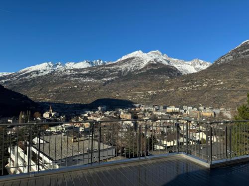 Penthouse Visp - mit großer Dachterasse und Panoramablick