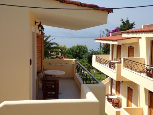 발코니/테라스, Le Due Sorelle in 스필리아 (톨로폰)