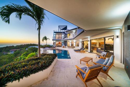 Balcony/terrace, Villa Vista Pacifico in Potrero