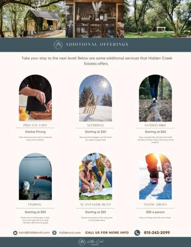 Oak View Game Room & Hiking Trails at Hidden Creek in Roscoe, USA