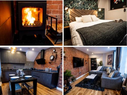 DJH Homes - VIP Luxury 2BR Grade ll Industrial House with Log Burner - JQ, Birmingham City, Birmingham (foto 9)