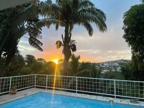 Studio Rez de villa avec piscine - Location saisonnière - Schoelcher