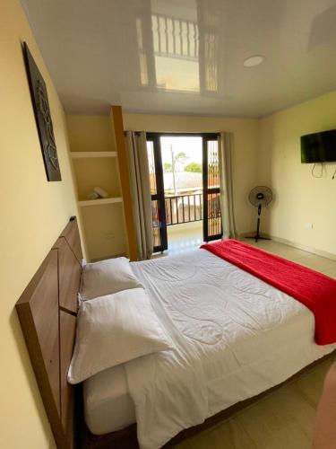1 double bed