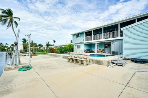 Private Pool and Deck Canalfront St James City Home in Saint James City