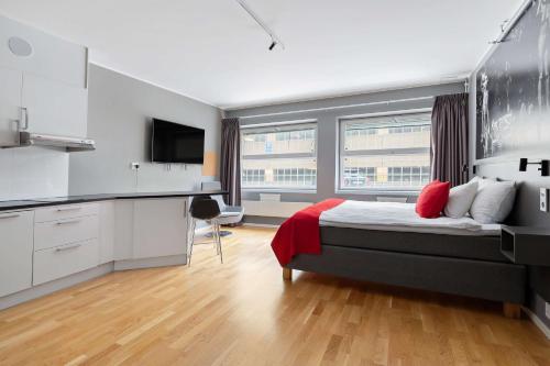 1 double bed, 1 sofa bed