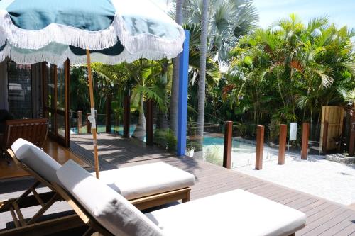 Kilátás, Tropical Villa in Burleigh in Burleigh Waters