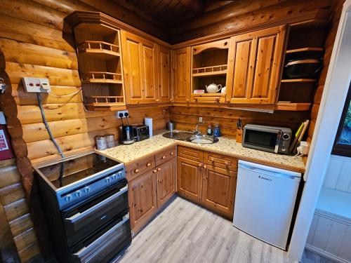Cosy 2 bedroom Log Cabin in Snowdonia Cabin151 in Trawsfynydd