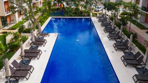 2BR Moderno en residencial Ombu, Cancún (fotografie 8)