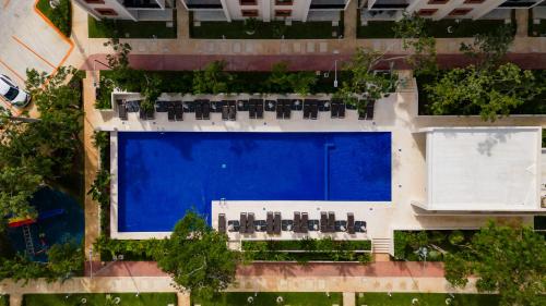 2BR Moderno en residencial Ombu, Cancún (fotografie 9)