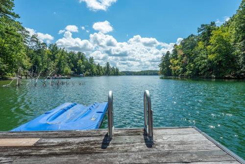 Sweet Spot on Lake James Luxury Home with Private Dock, Fire Pit & Game Room!