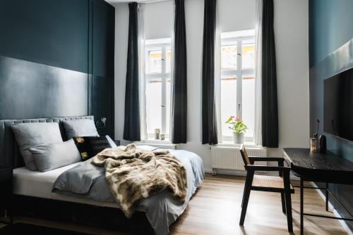 Exklusive Luxus-Unterkunft in Berlin Mitte: 2 Apartments, 130m², Designer-Möbel, Co2 neutrale Reinigung, Berlín (fotografie 10)