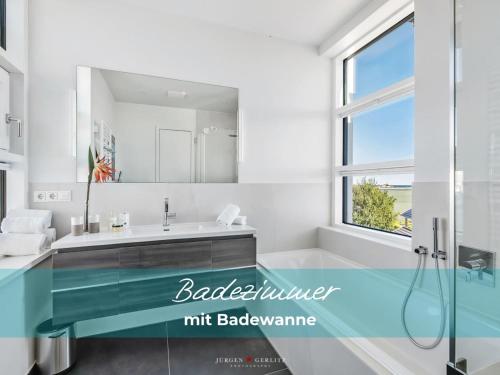 Sky Lodge - Exlusives Penthouse mit Panoramameerblick, Dachterrasse und Kamin