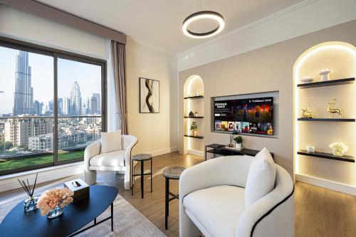 Magnificent Mesmerizing 2BR Burj Khalifa View, Dubaj (fotografie 7)