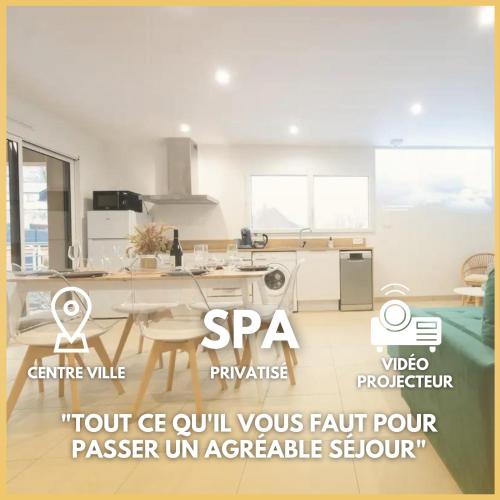 . Appart Hôtel La Gacilly-centre ville-SPA-parking