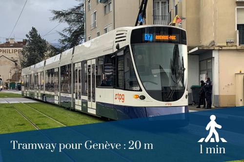 VELVET - Proche Genève - Au pied du Tram - Wifi Gratuit