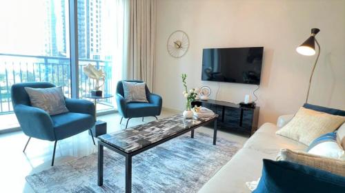Luxurious Creek Harbour Apt with Balcony & View, Dubaj (zdjęcie 4)
