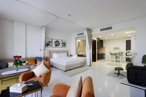 Livbnb Seaside Studio in Palm Jumeirah with Private Terrace and Direct Access to Nakheel Mall, Dubaj (fotografie 7)