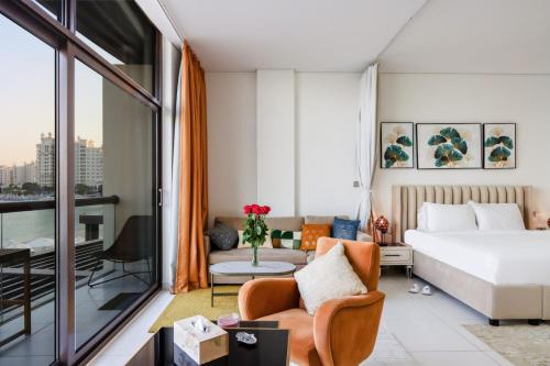 Livbnb Seaside Studio in Palm Jumeirah with Private Terrace and Direct Access to Nakheel Mall, Dubaj (fotografie 8)