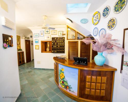 Előcsarnok, Hotel Saraceno in Giglio Island