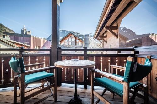 Balcony/terrace, Hotel Le Samoyede in Morzine