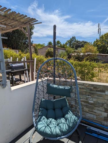 Balcony/terrace, Villa de standing, plages a 25 min, golf a 5 min in Saint-Georges-d'Orques