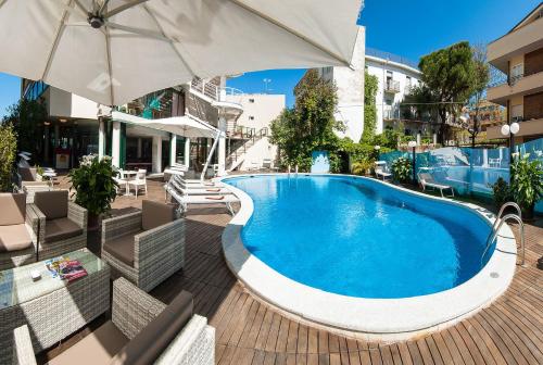 泳池, Park Hotel Cattolica & Restaurant in 卡托利卡