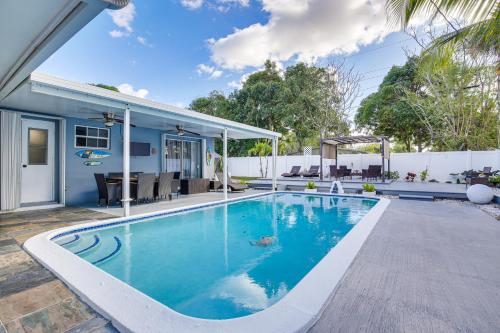 Sun-Soaked Lauderdale Lakes Home with Private Pool!