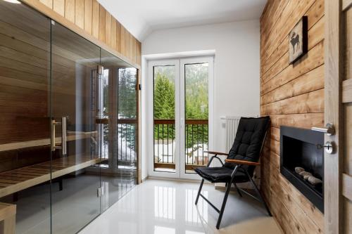 Szauna, Apartmán Bruno so saunou (Apartman Bruno so saunou) in Demanovska–Dolina