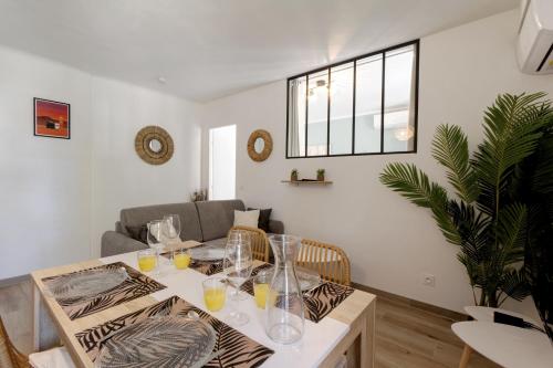 016- T2 Tropisme, Appart 1 chambre,Clim,Wifi,Parking in La Chamberte