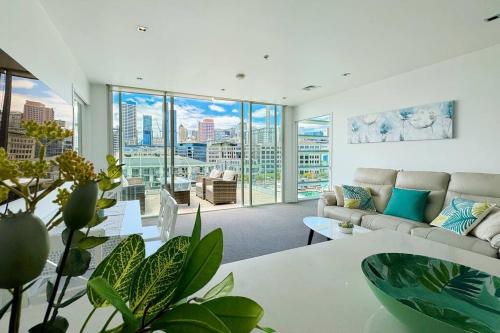 Waterfront Apartment with Sky tower & Harbour View, Auckland (fotografie 3)