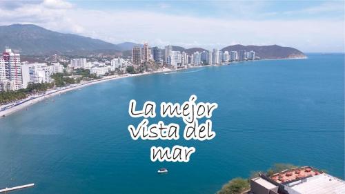 Espectacular apartamento con la MEJOR VISTA AL MAR, piscina y salida privada a la playa del Rodadero Santa Marta