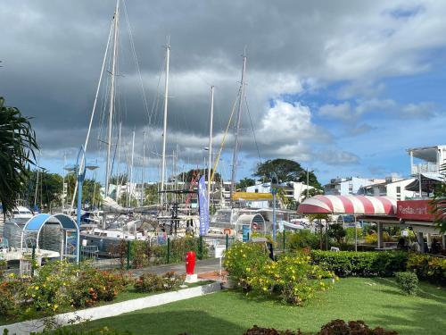 Appartement F3 à la Marina des Trois-Îlets, proche plage et commerces - FR-1-765-19